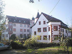 Hauptgebäude der Burg Lohrbach