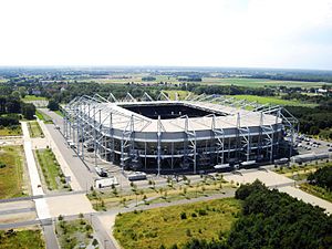 Luftaufnahme Stadion im Borussia-Park