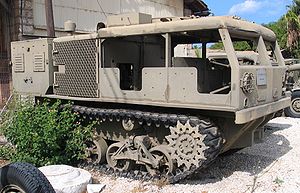 Ein M4 High-Speed Tractor im Batey ha-Osef Museum in Tel Aviv