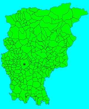 Karte der Provinz Bergamo