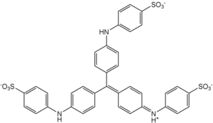Strukturformel von Methylblau