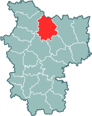 Karte Rajon Lahojsk