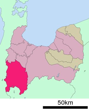 Lage Nantos in der Präfektur