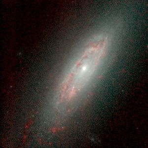 Infrarotaufnahme durch das Hubble-Weltraumteleskop