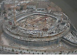 Baustelle des Nou Mestalla im Juli 2008