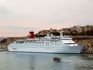 Die Ocean Dream im Grand Harbour, Valletta (Malta)