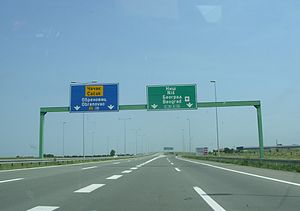Autobahnkreuz Dobanovci, Beginn der Ringautobahn