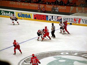 Spiel der Russischen Nationalmannschaft gegen Kanada bei der WM 2005