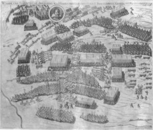 Schlacht bei Stadtlohn, Radierung von 1626