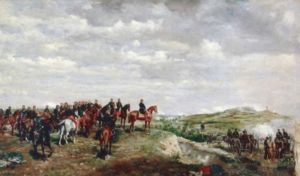 Napoleon III. in der Schlacht von Solferino
