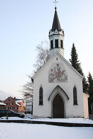 Die 1887 im Stil der Neugotik erbaute Sankt-Josefs-Kapelle in Rickenbach.