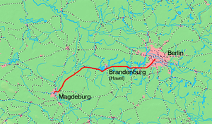 Strecke der Berlin-Potsdam-Magdeburger Eisenbahn