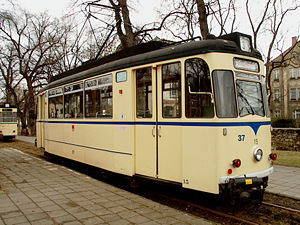 Tw 37 der Naumburger Straßenbahn