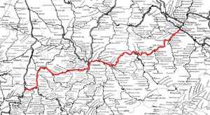 Strecke der Bahnstrecke Dresden–Werdau