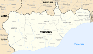 Der Suco Bahalarauain liegt im Norden des Subdistrikts Viqueque.