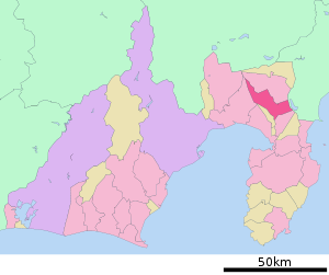 Lage Susonos in der Präfektur