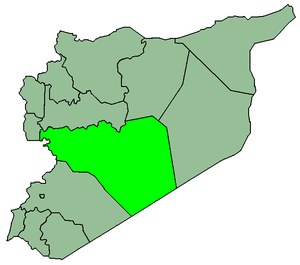 Das Gouvernement Homs in Syrien