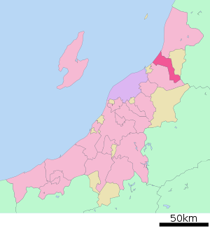 Lage Tainais in der Präfektur
