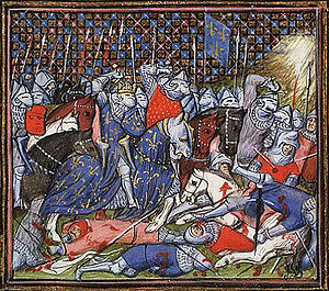Die Schlacht von Cassel (Darstellung um 1410)