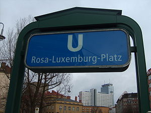 U-Bhf. Rosa Luxemburg Platz.JPG