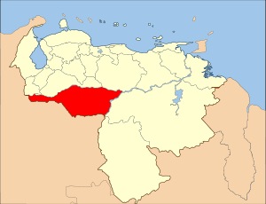 Karte Bistum San Fernando de Apure