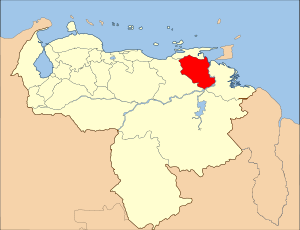 Karte Bistum Maturín