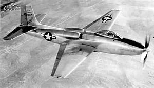 Convair XP-81 im Flug