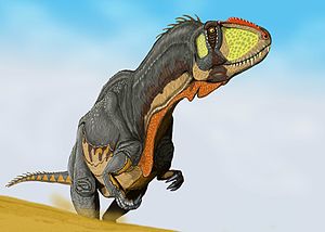 Yangchuanosaurus shangyouensis, künstlerische Darstellung