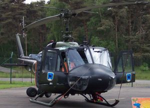 UH-1D der deutschen Luftwaffe für den SAR-Einsatz