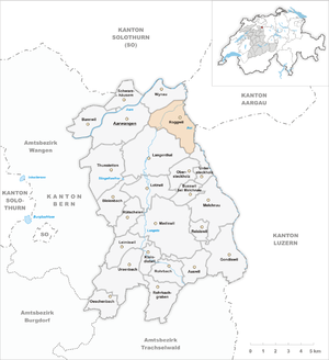 Karte von Roggwil BE