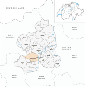 Karte von Schinznach-Dorf