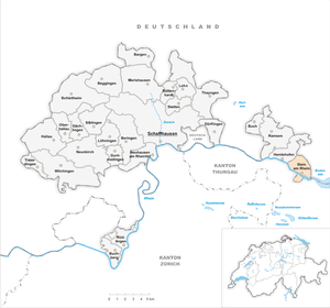 Karte von Stein am Rhein