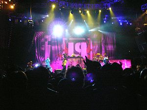 Bühnenaufbau während der Summer Sonic-Tour 2006