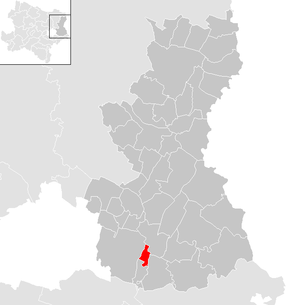 Lage der Gemeinde Andlersdorf im Bezirk Gänserndorf (anklickbare Karte)