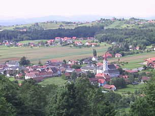 Ansicht auf St. Peter am Ottersbach