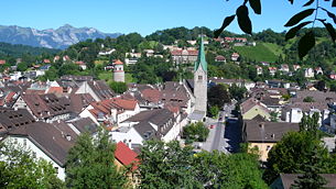 Feldkirch, Blick von der Schattenburg