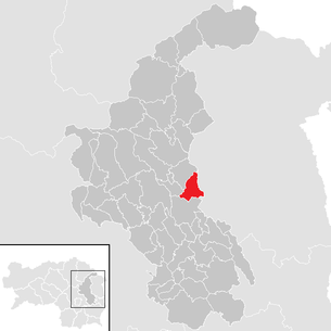 Lage der Gemeinde Floing im Bezirk Weiz (anklickbare Karte)