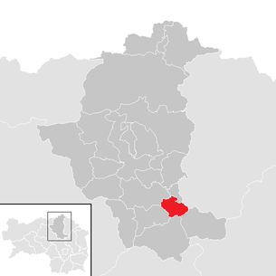Lage der Gemeinde Frauenberg (Steiermark) im Bezirk Bruck an der Mur (anklickbare Karte)