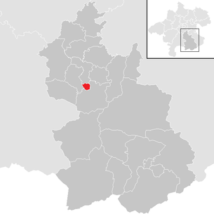 Lage der Gemeinde Kirchdorf an der Krems im Bezirk Kirchdorf an der Krems (anklickbare Karte)