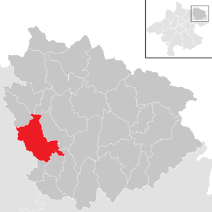Lage der Gemeinde Neumarkt im Mühlkreis im Bezirk Freistadt (anklickbare Karte)
