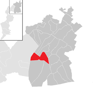 Lage der Gemeinde Podersdorf am See im Bezirk Neusiedl am See (anklickbare Karte)