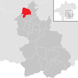 Lage der Gemeinde Ried im Traunkreis im Bezirk Kirchdorf an der Krems (anklickbare Karte)