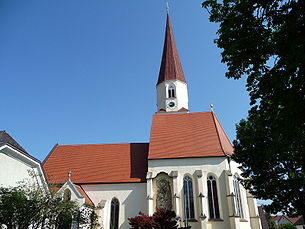 Die Kirche von Sankt Florian am Inn