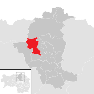 Lage der Gemeinde Sankt Ilgen (Steiermark) im Bezirk Bruck an der Mur (anklickbare Karte)