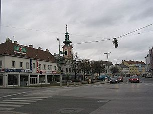 Hauptplatz von Schwechat bis Sept. 2007