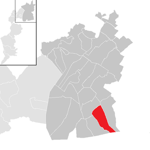 Lage der Gemeinde Tadten im Bezirk Neusiedl am See (anklickbare Karte)