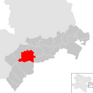 Lage der Gemeinde Trautmannsdorf an der Leitha im Bezirk Bruck an der Leitha (anklickbare Karte)