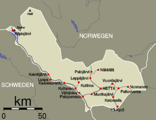 Karte von Enontekiö