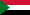 Die Nationalflagge des Sudan