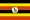 Die Nationalflagge Ugandas